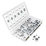 Tradespro 836405 Metric Nylon Locknut Assortment, 100-Piece