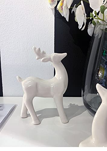 Kiaotime Porcelain Christmas Reindeer Figurines thumb #4