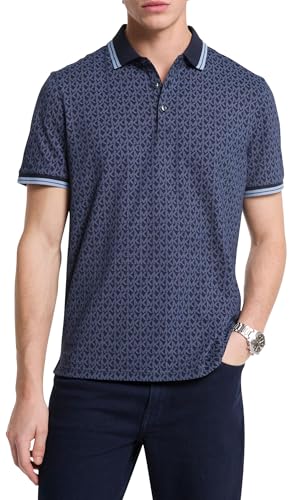 Michael Kors Men's Long Sleeve Striped Linen Top