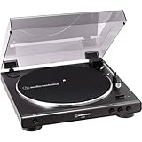 オーディオテクニカ フルオート レコードプレーヤー 33/45回転対応 ブラック