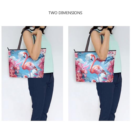 Image of Women Tote Bag, Large Shoulder Hobo Bags Casual Handbags Big Capacity Shopping Work Bag for Vacation, 5