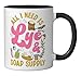 Soap Making Crafting All I Need Is Lye & Soap Supply Ceramic Mug, Black/White