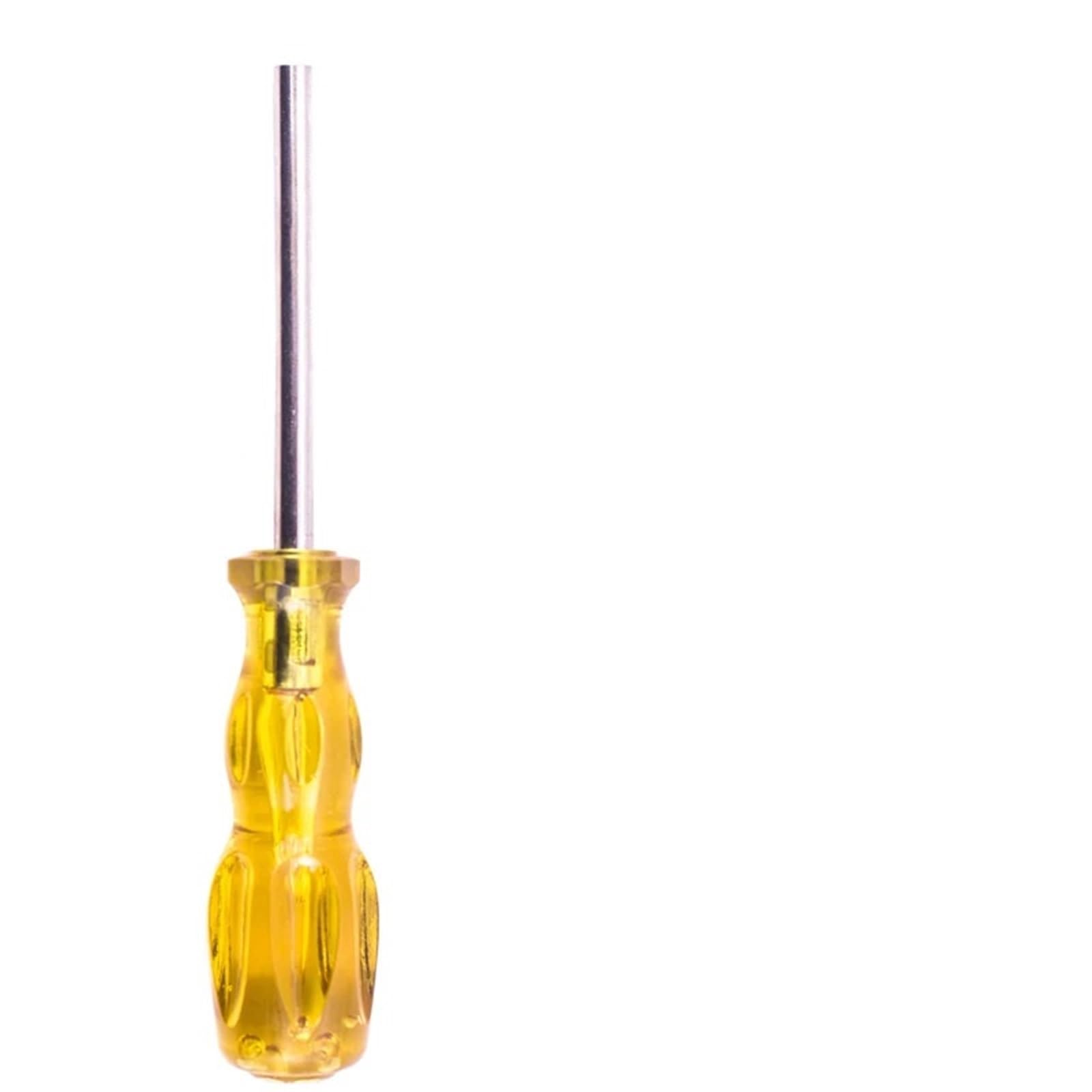Eretyret Transparent 4.5 Safe Hexagonal Screwdriver Head Open Repair Tool Easy To Carry(Transparent 4.5)