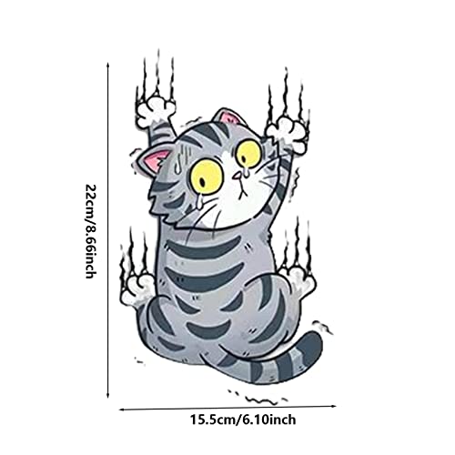 Adesivos bonitos do carro,Decalques engraçados do carro da tampa do risco do gato - gato decorações