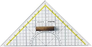 Liquidraw Set Square Ruler Triangle Ruler Triangular Protractor 25cm / 10" Navigation Nautical Marine