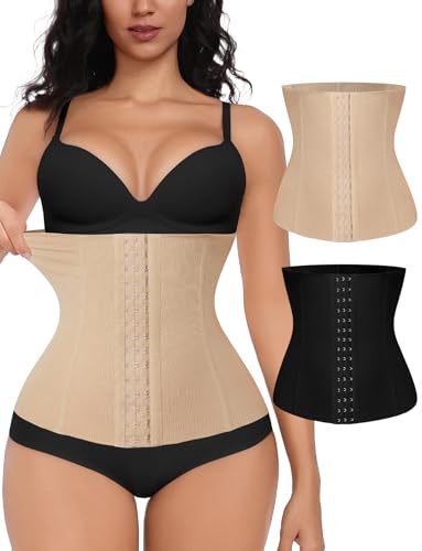 EUYZOU Women Waist Trainer Corset Postpartum Fajas Tummy Control Girdle Shapewear Waist Cincher