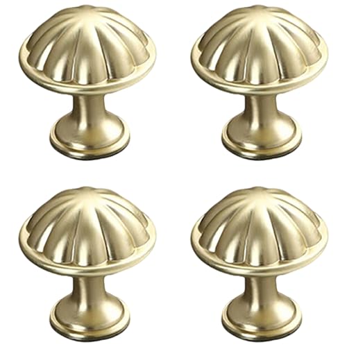 Boutons de meubles cuivre brossé pour commode et placard moderne
