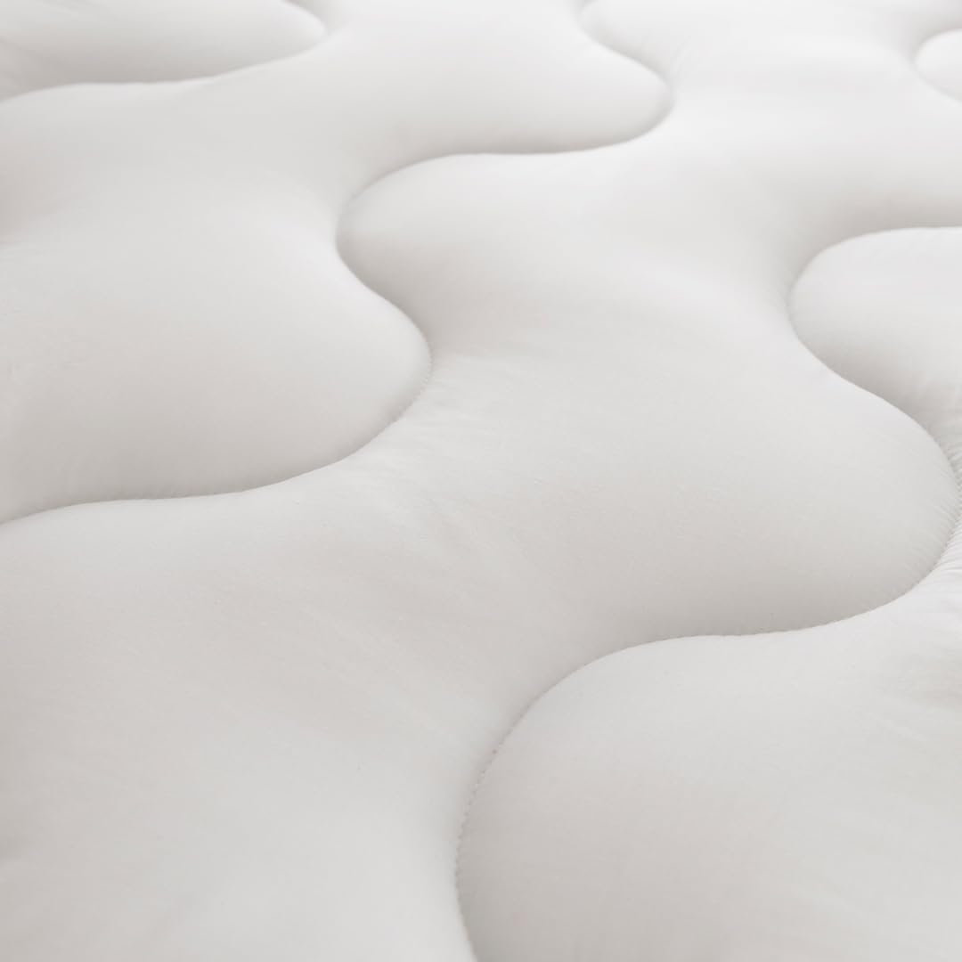 Surmatelas Moelleux DROUAULT 160x200 - Densité 700g/m², Coton, Anti-acariens, Fabriqué En France, Confort Hôtelier - 5