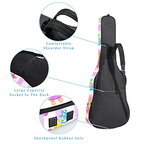 Housse pour guitare acoustique – Motif nuages et arc-en-ciel – Épaisseur : 1 cm – Étanche – 101,6 cm – 106,1 cm… - Les Beatles, Paul McCartney, John Lennon, RIngo Starr, George Harrison Housse pour guitare acoustique - Motif nuages et arc-en-ciel - Épaisseur : 1 cm - Étanche - 101,6 cm - 106,1 cm… – Image 4