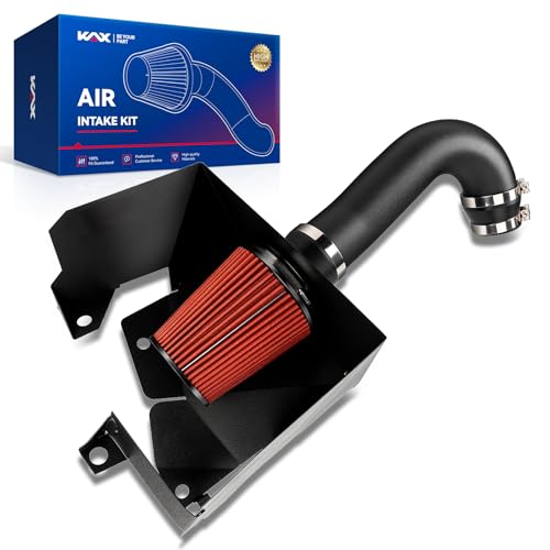 KAX 4" Cold Air Intake Kit System + Heat Shield Compatible with 2019 2020 2021 2022 2023 Ram 1500 V8 5.7L
