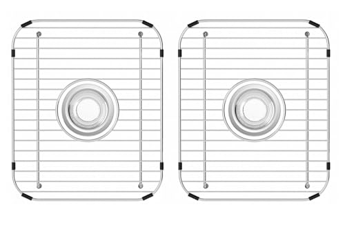 SANNO Protector de Fregadero Acero Inoxidable 2 Pzas 11.5x13.8"