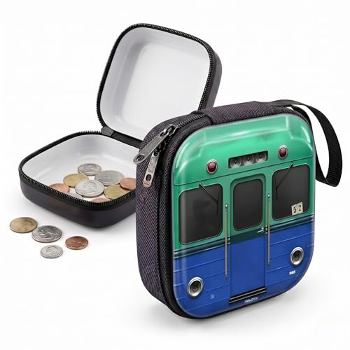 Image of Kraptick Multipurpose Coin Pouch for Men & Women, Compact Coin Organiser, Cash & Coin Holder Pouch, Stylish Mini Money Pouch for Everyday Use (Blue)