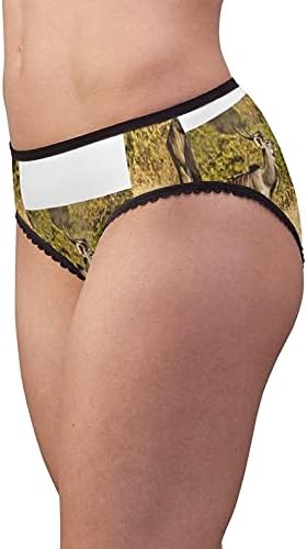Antelope Panties, Antelope Underwear, Briefs, Cotton Briefs, Funny Underwear, Panties For Women