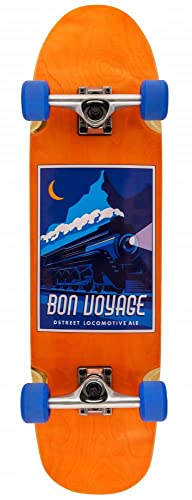 D Street Cruiser Bon Voyage Factory Complete Skateboard Orange 8.5"