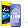 SPARIN 3 Stück für Samsung Galaxy S25 FE Panzer Schutz Glas, Fingerabdruck-ID Kompatibel, HD-Klar, 9H Härte, 6,7 zoll, Anti-Kratzen
