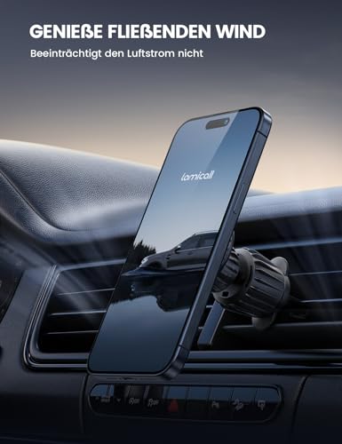 Lamicall Handyhalterung Auto Magnet, Handyhalter für Auto Lüftung – Ansicht 6