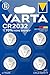 Produktbild VARTA Batterien Electronics CR2032 Lithium Knopfzelle 3V Batterie 50er Pack Knopfzellen in Original 5er Blisterverpackung