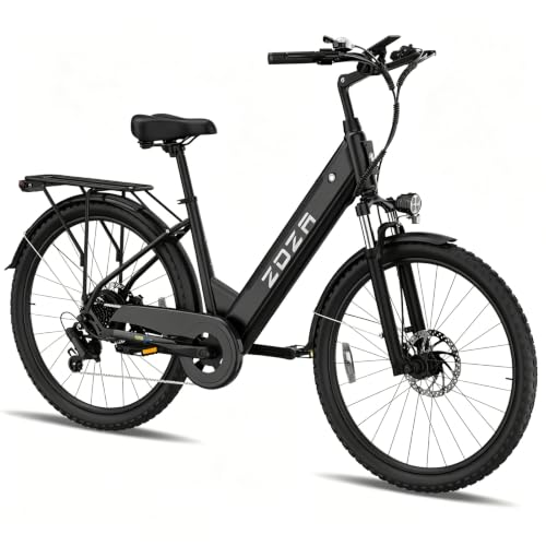 ZDZA Electric Bike 1000W Peak Motor 26 E Bike for Adults 60 Miles Range & 22 Mph Ebike Electric Bicycle for Commute 7 Speed & Step-Thru Bike
