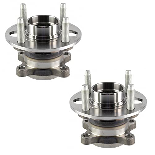 Image of TRQ Rear Left and Right Wheel Bearing and Hub Assembly Set 2 Piece Compatible with 2016-2021 Chevrolet Spark