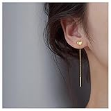 Boho Heart Long Chain Drop Earrings können ein süßes Geschenk für sich selbst oder eine Freundin, eine Frau, eine Tochter oder eine Ihrer Freundinnen sein.