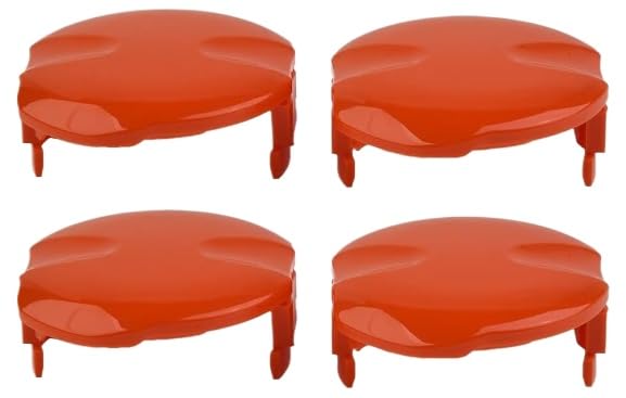 Zhanhai 2/4PCS Grass Trimmer Spool Cover Fits For FLYMO CONTOUR 500, 600, 700 FLY060 Strimmer Spool Cover Replacement Parts ﻿ (4PCS)