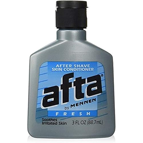 Afta by Mennen After Shave Skin Conditioner, Fresh 3 oz (88.7 ml) Pack of 4