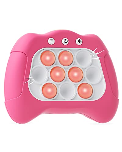 PUSSAN Pop Fidget Games for Kids, Electronic Fidget Pop Quick Push Bubbles Light-up Game, Toy for 3+ Year Boys, Birthday Gifts for Toddler Kids Boys and Girl Age 3 4 5 6 7 8 9 10+ Year Old