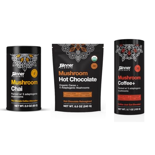 Bebidas de hongos chai, chocolate y café 14 oz miniatura 1