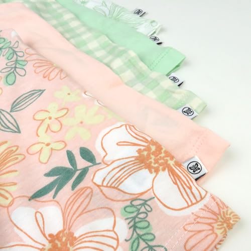 Image of HonestBaby Baby Multipack Short Sleeve T-Shirts 100% Organic Cotton Infant Baby, Toddler, Little Kid, Boy, Girl, Unisex