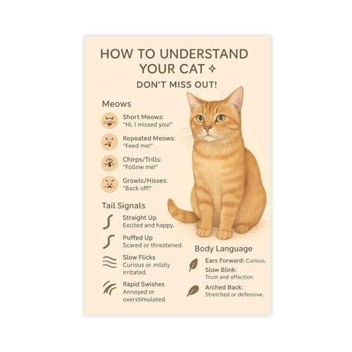 How to Understand Your Cat’s Body Language & Meows- Cat