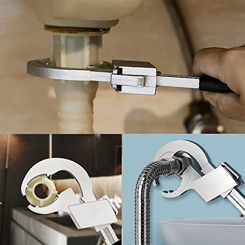 2022 New Universal Adjustable Double-Ended Wrench, Multifunctional Adjustable Wrench For Disassembly & Assembly Of Sanitary Ware, Crescent Wrench Sets For Water Pipe Repair Home Waterpipe Repair Tool #TOP5