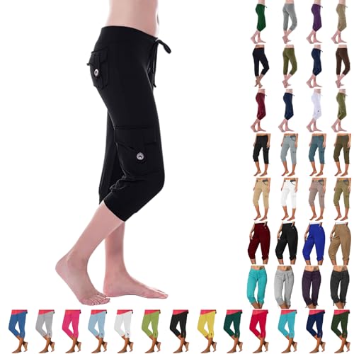 50% Percent Off Deals Today Capri Pants for Women Summer 2024 Plus...