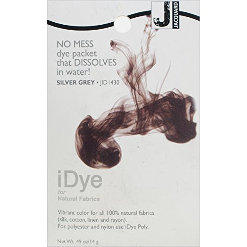 Jacquard 103107 iDye Fabric Dye 14 Grams-Silver Gray - //coolthings.us
