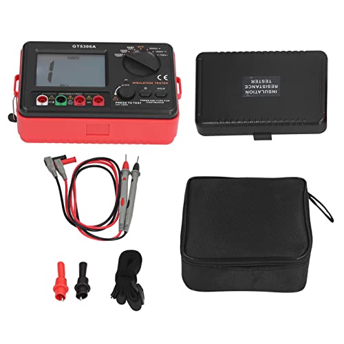 GT5306A 絶縁抵抗テスターデジタルメガオームメーター 250V 500V 1000V 接地抵抗計漏電検出