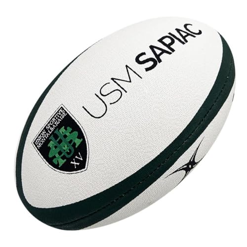 Ballon de rugby US Montauban Gilbert avec grip anti-glisse