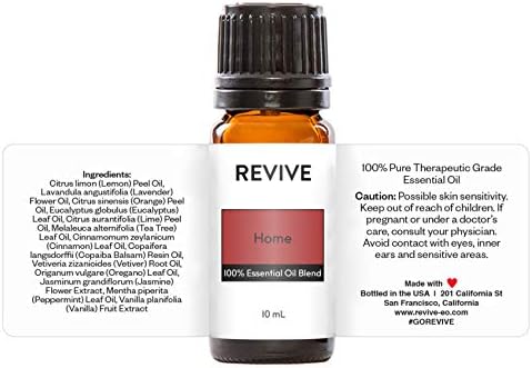 Home Essential Oil Blend by Revive Essential Oils - 100% Pure Therapeutic Grade, for Diffuser, Humidifier, Massage, Aromatherapy, Skin & Hair Care - Image 4