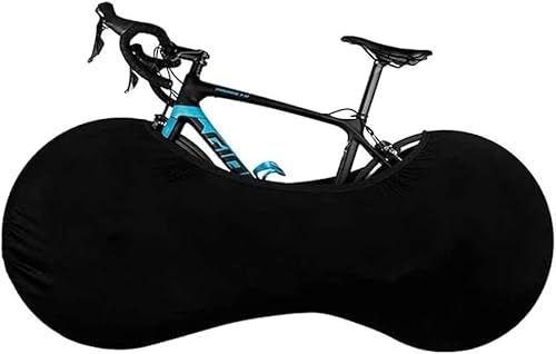 自転車カバー 自転車 ホイールカバー 伸縮式 防塵 傷防止 高弾性タイヤパッケージ 室内保管カバー 車載輸送 洗濯可能 大径車用 ロードバイク等対応 ブラック