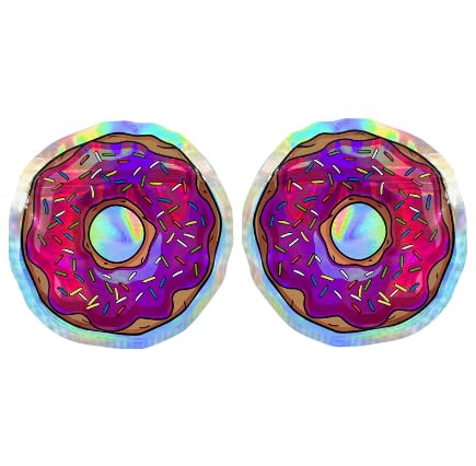 Pack of 100 Resealable Zip Bags – Plastic and Aluminium Pouches | Odourless, Airtight, Original Design I Donut