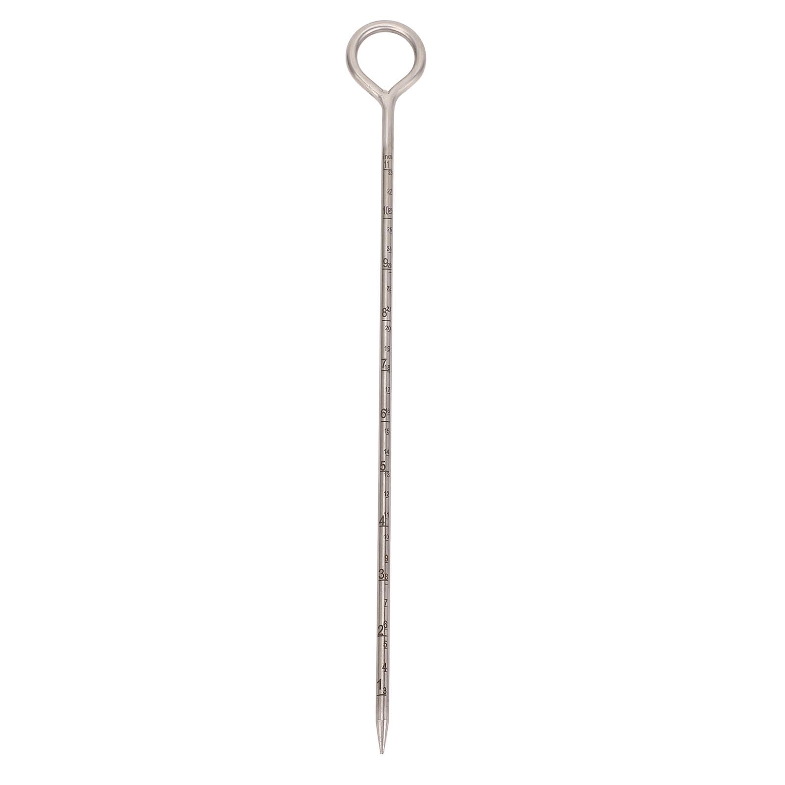 Topiky 14inch Soil Probe for House Plants, Stainless Steel Garden Soil Sample Probe, Moisture Meter for Plants, T Handle Soil Moisture Sampler, Soil Sample Probe with Scale Markings