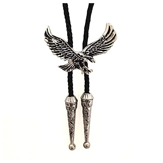 Cowboy slipsar för män Western Cowboy Bolo Tie Zinc Alloy Leather Rope Fashion Mäns och Damkläder Tillbehör Western Ties FATEGGS (Color : White)