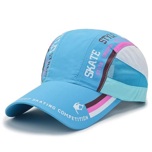 Gorras de Hombre o Mujer. Gorra Béisbol. Gorra Running de Verano. Deportiva de Secado Rápido Transpirable Ajustable. Gorras Hombre. Gorras Mujer. Talla Única (Azul)