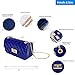 ONLVAN Summer Jelly Crossbody Bag Purse，Fashion Ladies Shoulder Bag, Candy Color Jelly Handbags for Women Girls (Royal Blue)