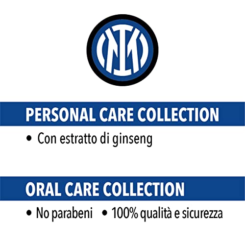 Naturaverde | Football Team - Confezione Regalo Inter, Docciashampoo da 250ml e Sapone Liquido da 250ml, con Bandiera della tua Squadra del Cuore