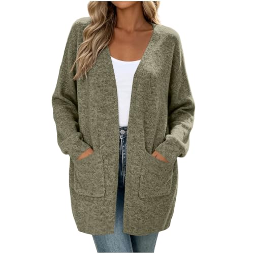 Cardigan Sweaters for Women Open Front Coats Long Sleeve Fashion Jackets - image 3