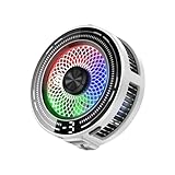 Handy-Lüfter – 3 Stufen Temperaturregelung Clip | 3 Stufen Temperaturregelung, kabelloser Telefonkühler mit Bildschirm, für Männer und Frauen, Outdoor, Zuhause, Smartphone