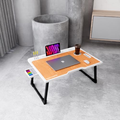 Image of Study Table for Students Bed Table for Study Foldable Table Portable & Lightweight Mini Table Bed Reading Table,Desk (A1)
