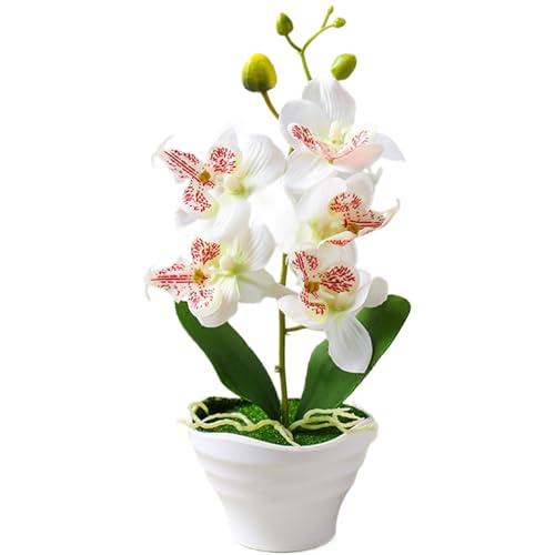 Orchidée artificielle phalaenopsis pour décoration de table basse