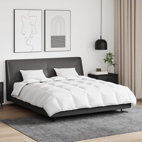Vidaxl Duvet Invernale Con Cuscino 3 Pcs Bianco Piuma D'anatra - 2