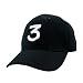 BeiGangStyle Unisex Hat Letter Chance 3 Cap Summer Fashion Cap Chance The Rapper Baseball Cap Chance Baseball Cap black