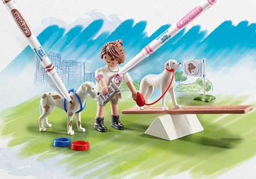 Jeux D'imitation Educatrice Avec Chiens Playmobil La Boite - vue 7